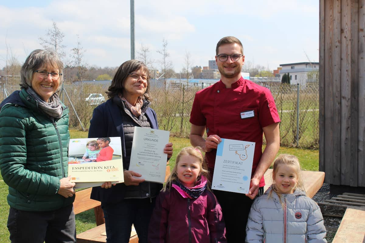 element-i Kinderhaus Seehasen mit Beki-Zertifikat ausgezeichnet